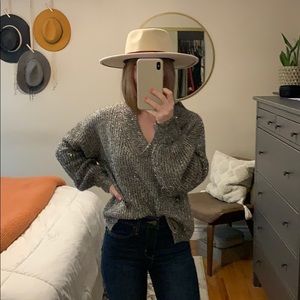 Gray sweater
